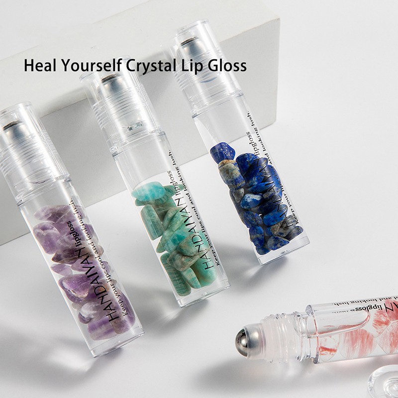 HANDAIYAN Crystal Lipstick Lips Nutritious Lip Oil Clear Roller Ball Lip Essence Long Lasting Moisturizing Shiny Lip Gloss-01 | BigBuy360 - bigbuy360.vn