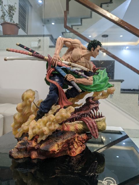 Mô hình Zoro Rồng GK Last Sleep LS tỉ lệ 1/4 hình và video thực tế - Mô hình One Piece