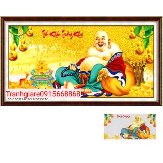Tranh đính đá phật di lặc trấn khẩn trường khai tuyệt đẹp