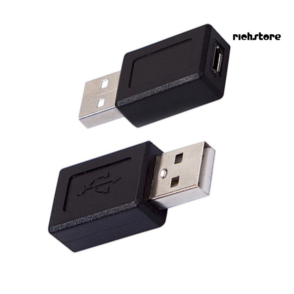 Đầu Chuyển Đổi Dndl Mini Usb Male Sang Micro Usb Female B M / F Màu Đen