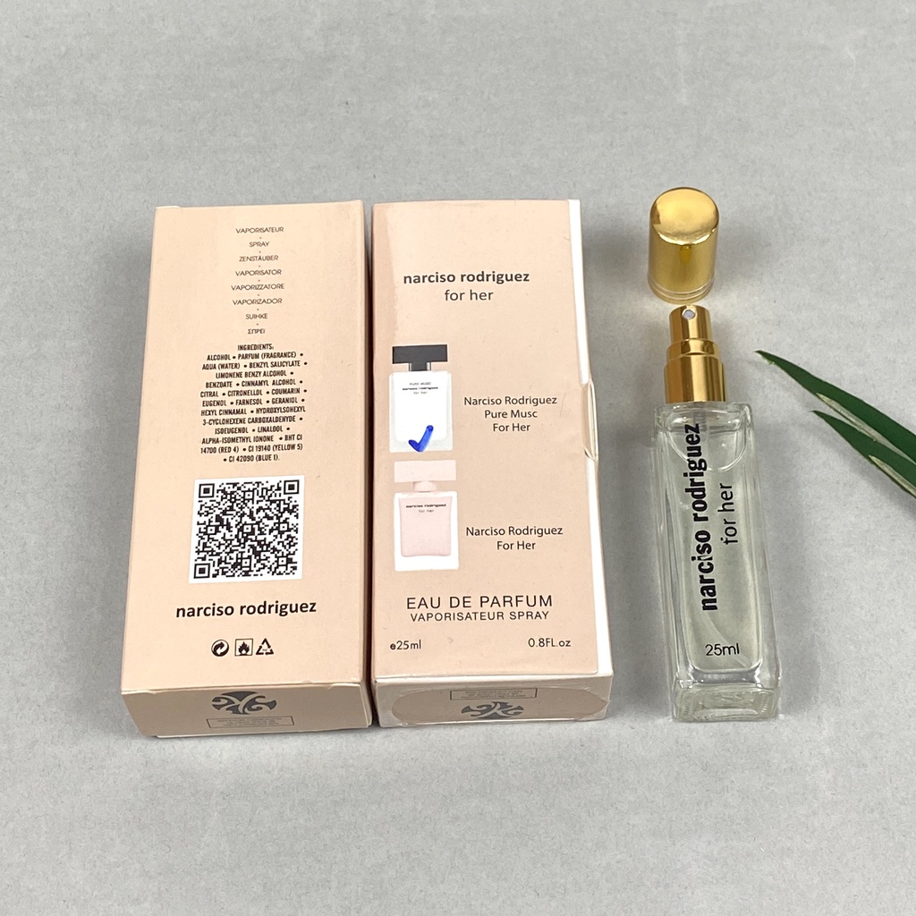 Nước hoa nội địa trung nữ Narciso Rodriguez For Her Pure Musc 25ml thơm lâu hương gỗ quyến rũ trầm ấm