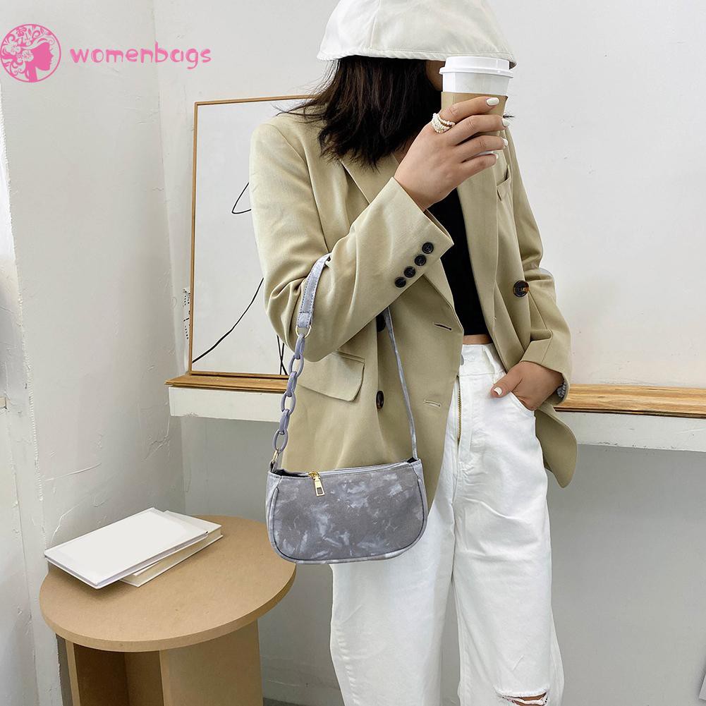 Túi đeo chéo họa tiết in màu loang hợp thời trang sành điệu | BigBuy360 - bigbuy360.vn