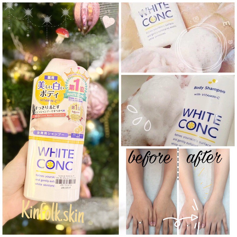 [SALE] Sữa tắm trắng da tinh chất C White Conc
