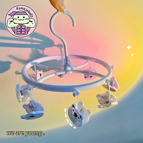 Móc treo quần áo đa năng dễ thương, móc trùm phơi đồ lót, tất dễ thương