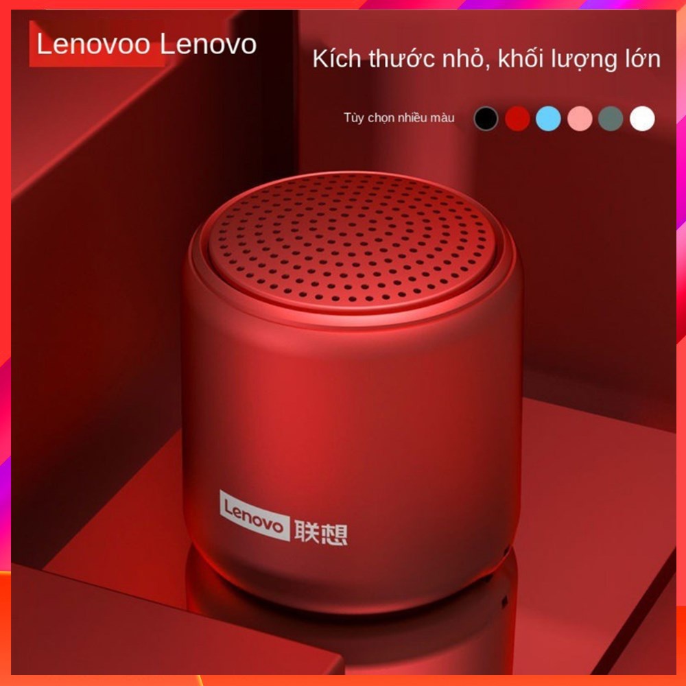 Ready Loa Bluetooth Mini Full Box Full Phụ Kiện Lenovo L01 Bass Trầm Siêu Hay, Siêu Tiện, Siêu Nhẹ - Loa Để Bàn Chính Hãng
