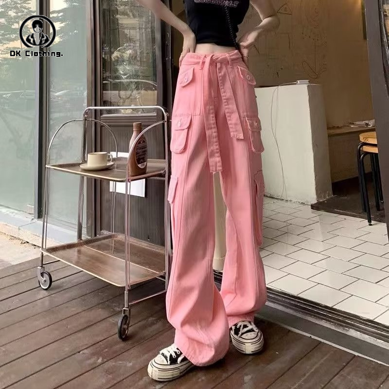 Quần dài dáng rộng nam phối nhiều túi phong cách Hàn Quốc thời trang simple unisex quần túi hộp nam fashion cargo pants nam bigsize | BigBuy360 - bigbuy360.vn