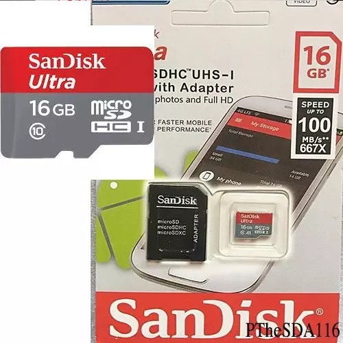 Thẻ nhớ SanDisk Micro SD 64GB 32GB 16GB tốc độ 100 MB/s chuyên dụng cho camera smartphone loa đài BẢO HÀNG 5 NĂM