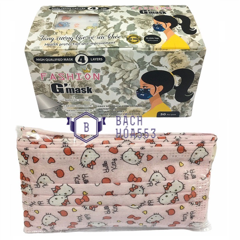 Khẩu trang họa tiết cao cấp xuất khẩu Fashion G'mask