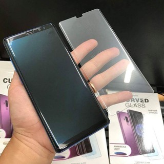 Kính cường lực trong suốt Full màn hình Full keo UV cho điện thoại Samsung Galaxy S7 Edge, S8, S8+ Plus, S9, S9+ Plus