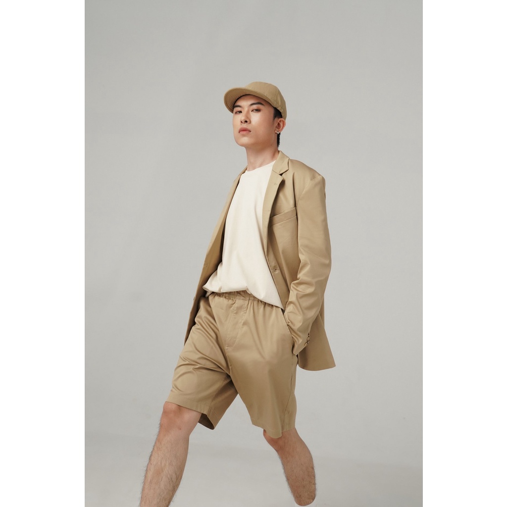 Áo Khoác Blazer Kaki Beige - Thời Trang Nam Draftsman