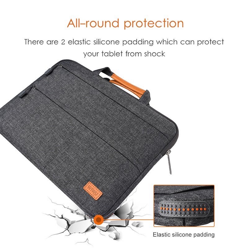 Cặp(túi) chống sốc dành cho Macbook Air , Pro - Laptop 13 - 16 inch chính hãng Wiwu Smart Stand Sleeve