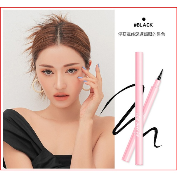 Bút Kẻ Mắt Lameila Vỏ Hồng Chống Thấm Nước Lâu Trôi Trang Điểm Chuyên Nghiệp