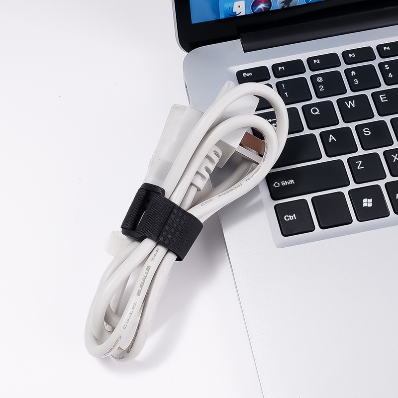 Set 15 Dây Nylon Mềm Co Giãn Tự Dính Có Thể Đảo Ngược Đa Kích Thước Cho Trường Học / Văn Phòng