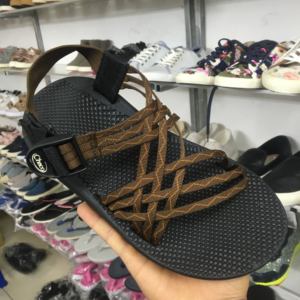 Dép sandal thời trang nữ 3 dây CHACO AGU10 (nâu) VNXK