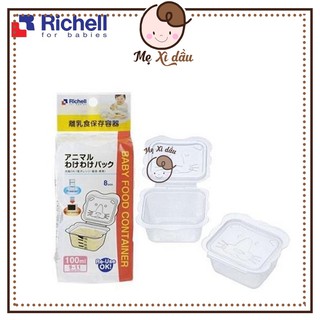 Shop mẹ xì dầu Khay đựng đồ ăn dặm Richell chính hãng (có tem phân phối)