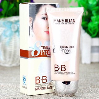 Kem nền trắng da tơ tằm BB cream 8 time silk protein 50g