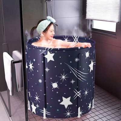 Bồn tắm gấp gọn cho người lớn 6, có thể kết hợp với nồi xông hơi điện