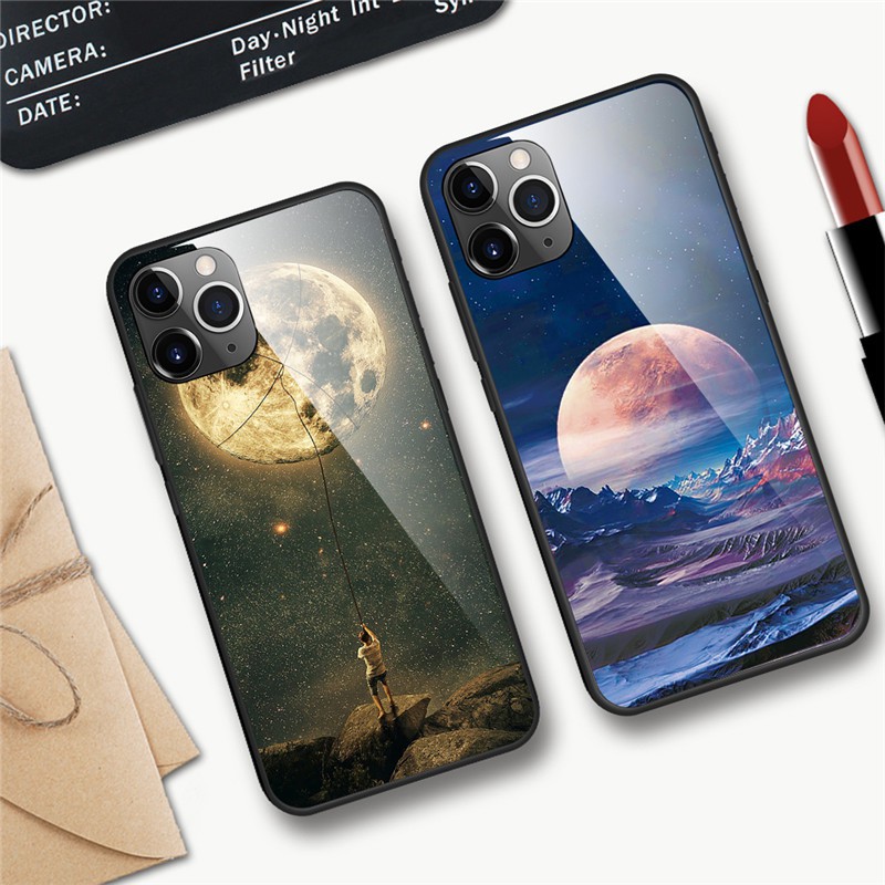 Ốp lưng iPhone 11/11Pro/11 Promax phủ kính cường lực - MÃ 11P