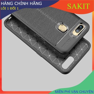 ỐP LƯNG VÂN DA CAO CẤP AUTO FOCUS CHO OPPO A12 - OPPO A12E (2020)