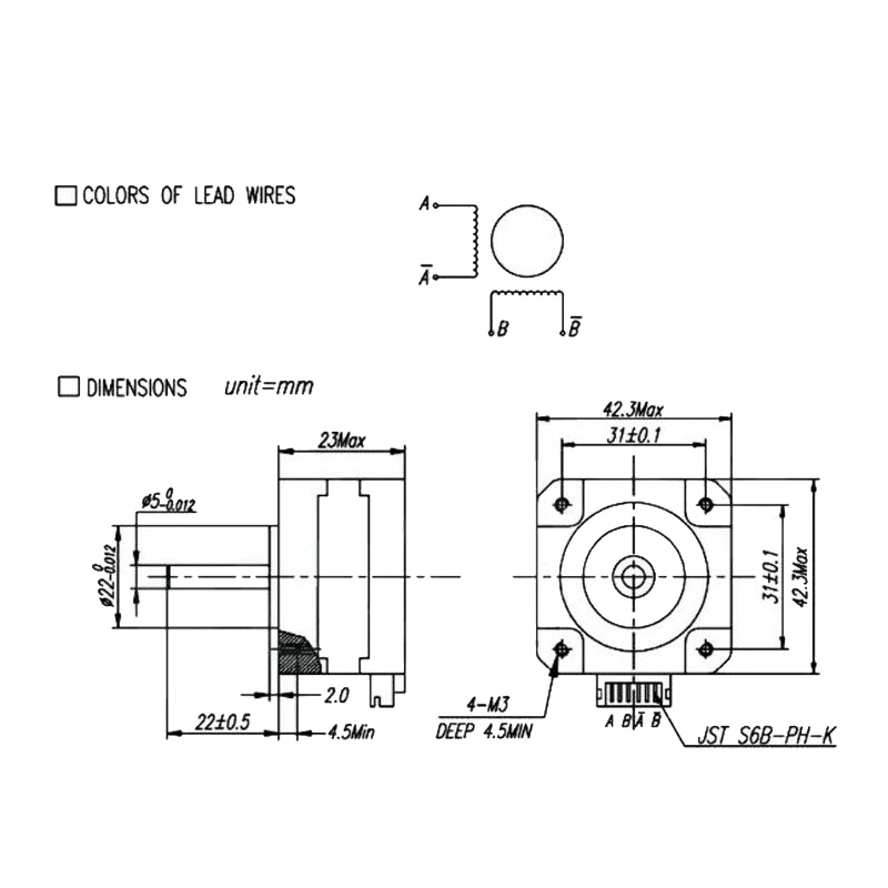 Động Cơ Bước Nema 17 Cho Máy In 3d