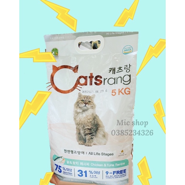 Thức ăn mèo Castrang (túi 1kg)