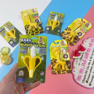 Gặm Nướu Cho Bé [FREESHIP] Gặm Nướu Huơu, Chuối Cho Bé Từ 3 Tháng Đến 1 Tuổi