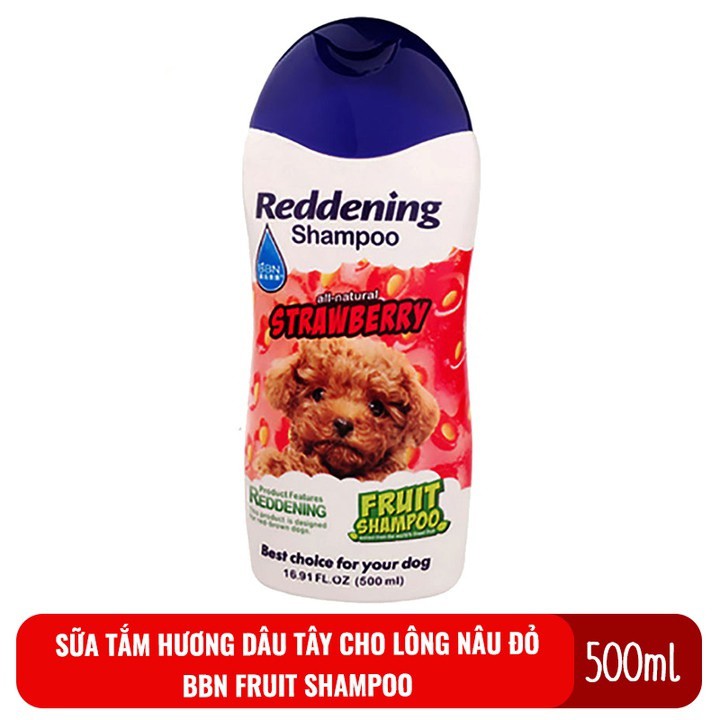 Sữa tắm cho chó hương hoa quả thơm mát BBN Fruit shampoo chai 500ml