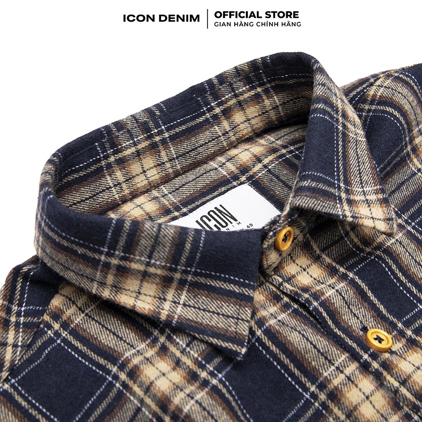 Áo Sơ Mi Nam ICON DENIM Tay Dài Kiểu Flannel Trademark | BigBuy360 - bigbuy360.vn