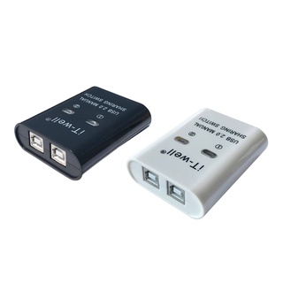 Bộ Chia USB Máy In KVM Switch 2 PC Sharing 1 Cổng USB