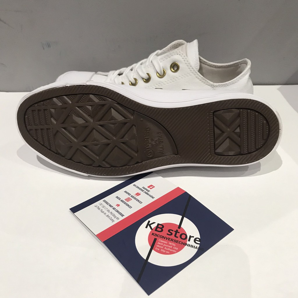 Giày Converse Star Clean n Preme trắng cổ thấp - 167824