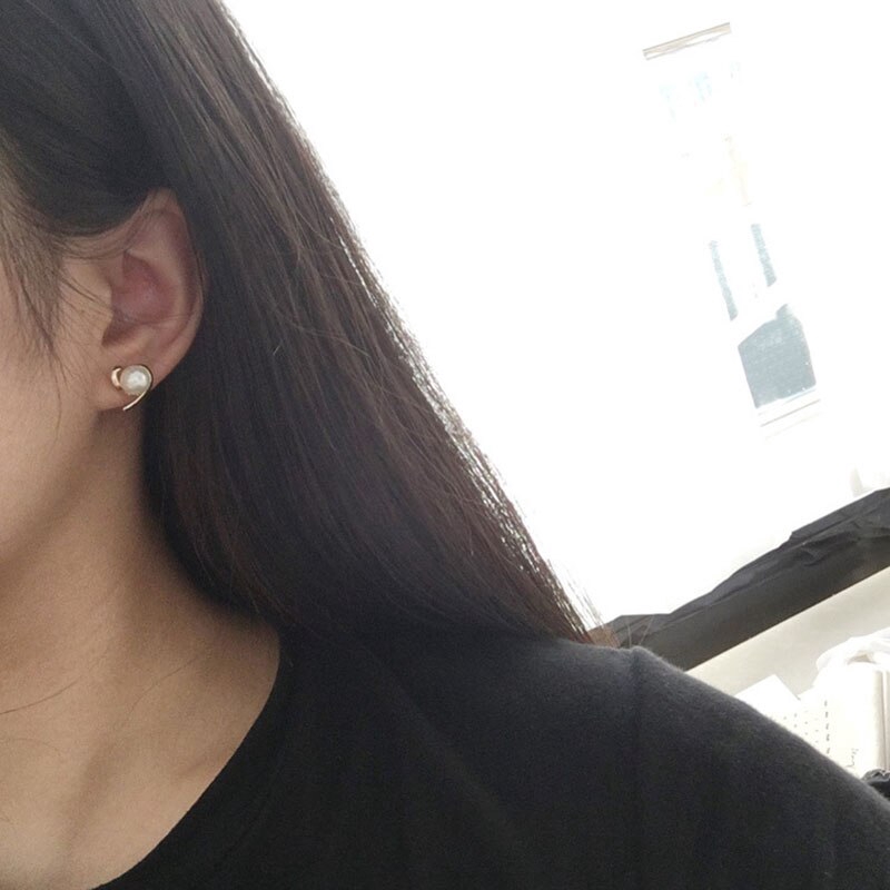 Khuyên Tai Nữ Trang Dáng Dài Tạo Hình Trái Tim