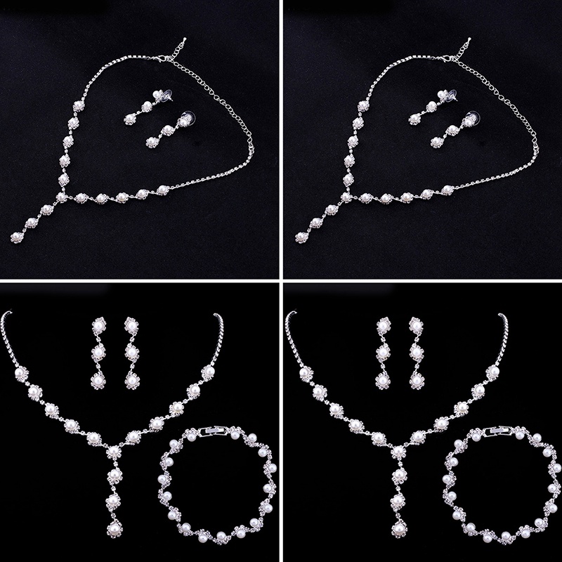 Bộ Trang Sức Đính Đá Sang Trọng Dành Cho Nữ