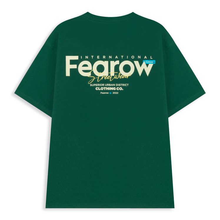 Áo thun nam nữ local brand unisex Fearow Multifont / Màu Xanh Lá Đậm - FW163