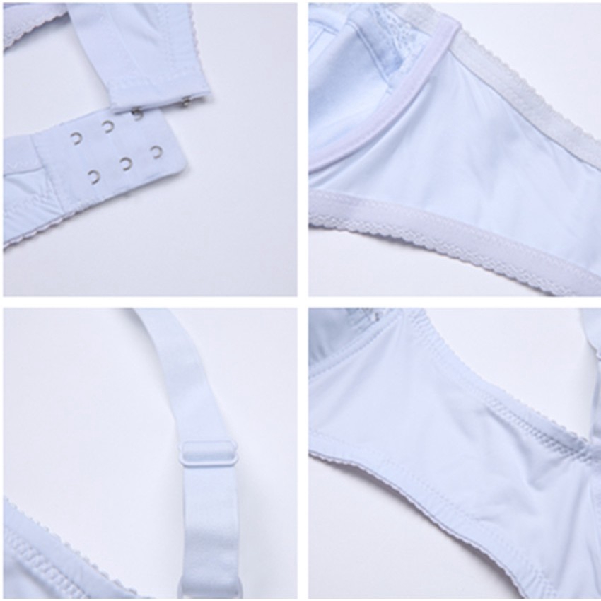 Áo lót VARSBABY phối ren cỡ lớn thoải mái không gây khó chịu thời trang cho nữ