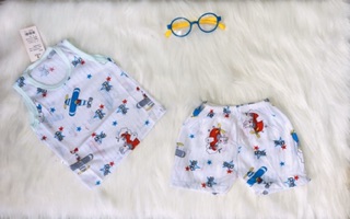 Combo 5b Cotton giấy ba lỗ cho bé