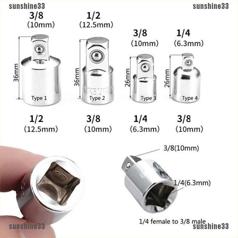 Ổ Cắm Chuyển Đổi 3 / 8 &quot;Sang 1 / 4&quot; 1 / 2 inch
