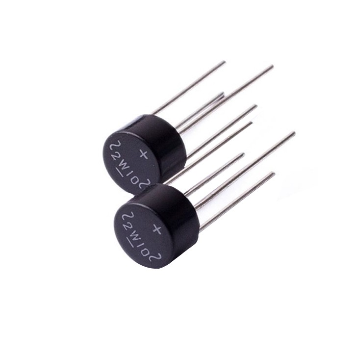 Diode Cầu Chỉnh Lưu 2A 1KV (Tròn) 2w10