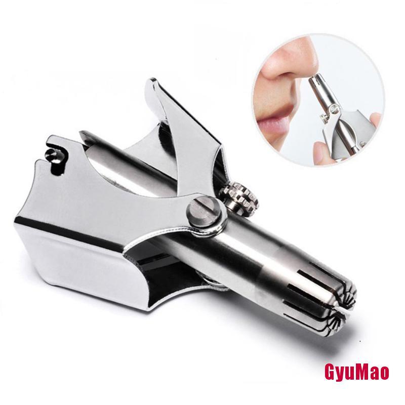 Dụng Cụ Tỉa Lông Mũi Thủ Công Bằng Thép Không Gỉ Có Thể Rửa Sạch Dành Cho Nam