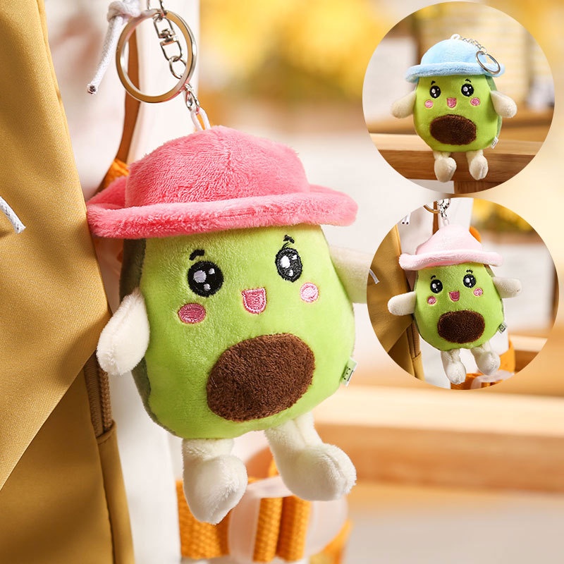 Móc Khóa Hình Thú Nhồi Bông 10Cm Dễ Thương one