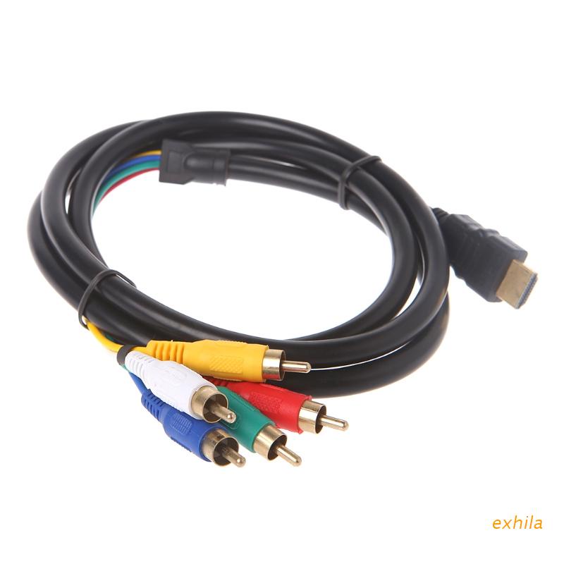 Dây Cáp Chuyển Đổi HDMI Sang 5RCA AV TV Chất Lượng Cao