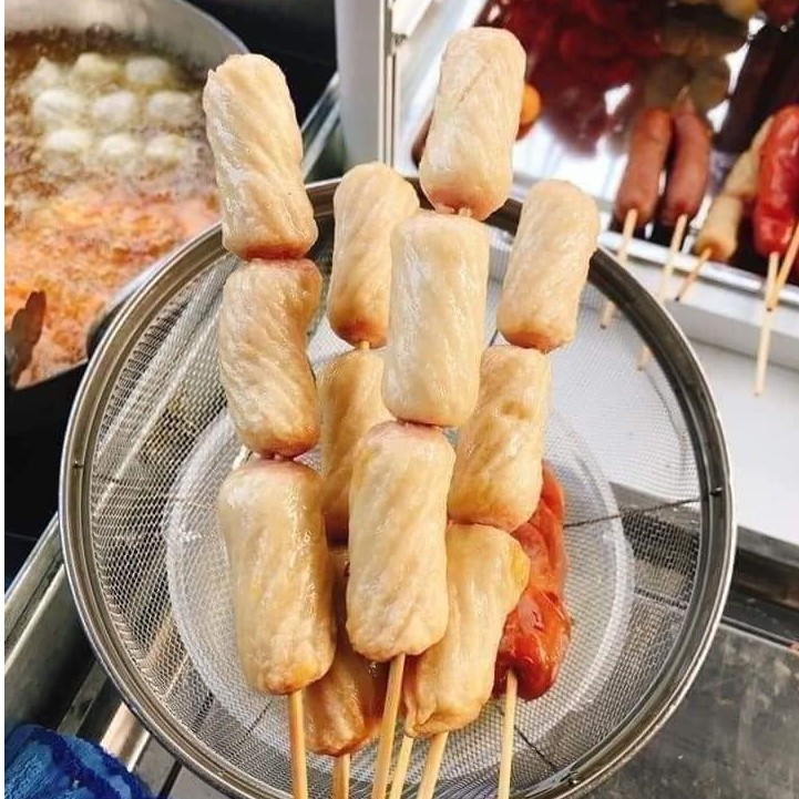 500gr Chả Mực Xoắn Ống - phù hợp bỏ lẩu, xiên que, chiên... (giao hỏa tốc TpHCM)