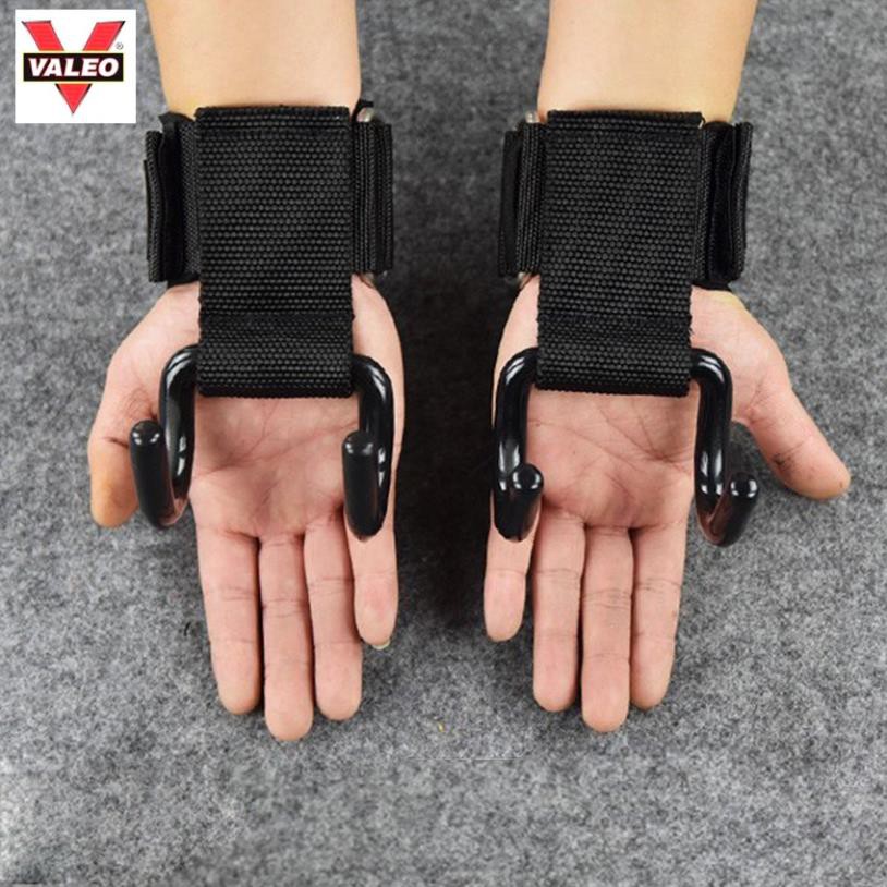 Dây kéo lưng, Dây kéo Deadlift, Móc kéo tạ Lifting Straps Chính hãng VALEO - Hỗ trợ kéo xà, tập lưng