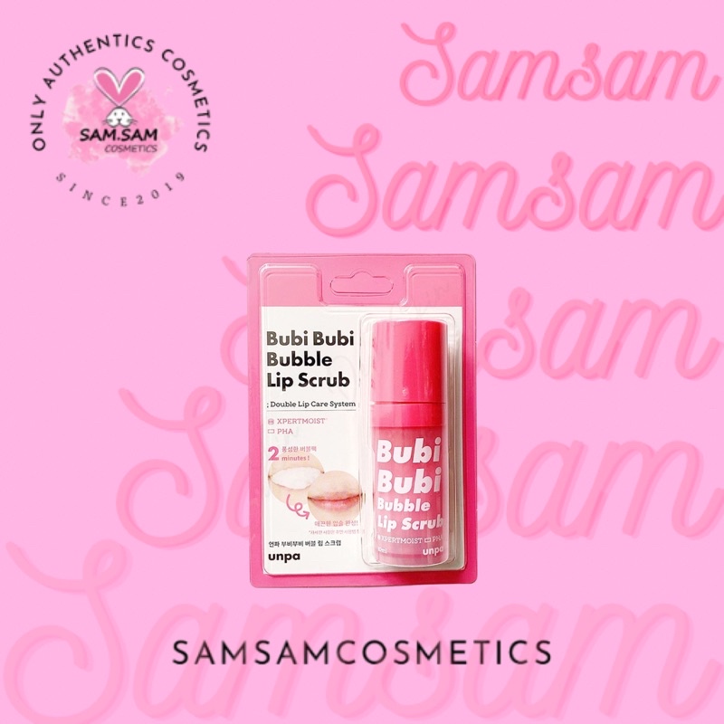 Gel tẩy da chết môi Unpa Bubi Bubi Bubble Lip Scrub
