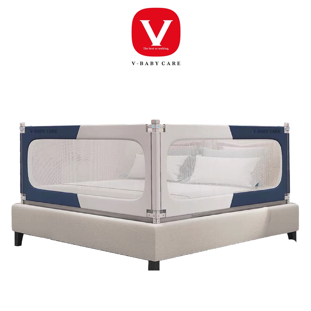 Thanh Chắn Giường Nhật Bản V-BABY NV01 & N1S Nâng Hạ 1 Bên - 1 hộp 1 thanh