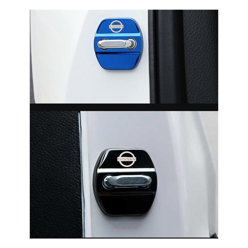 Vỏ Bảo Vệ Khóa Cửa Xe Hơi nissan Terra Navara Almera Patrol royale X-Trail Sylphy JUKE Bằng Thép Không Gỉ