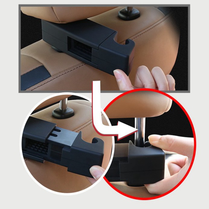 Sản Phẩm Móc treo quần áo trên xe hơi, ô tô cao cấp thương hiệu Joyart JY190 .