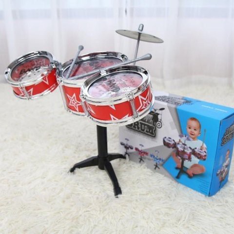 Đồ chơi hướng nghiệp bộ trống Jazz Drum Toys house nhạc cụ, âm nhạc cho bé