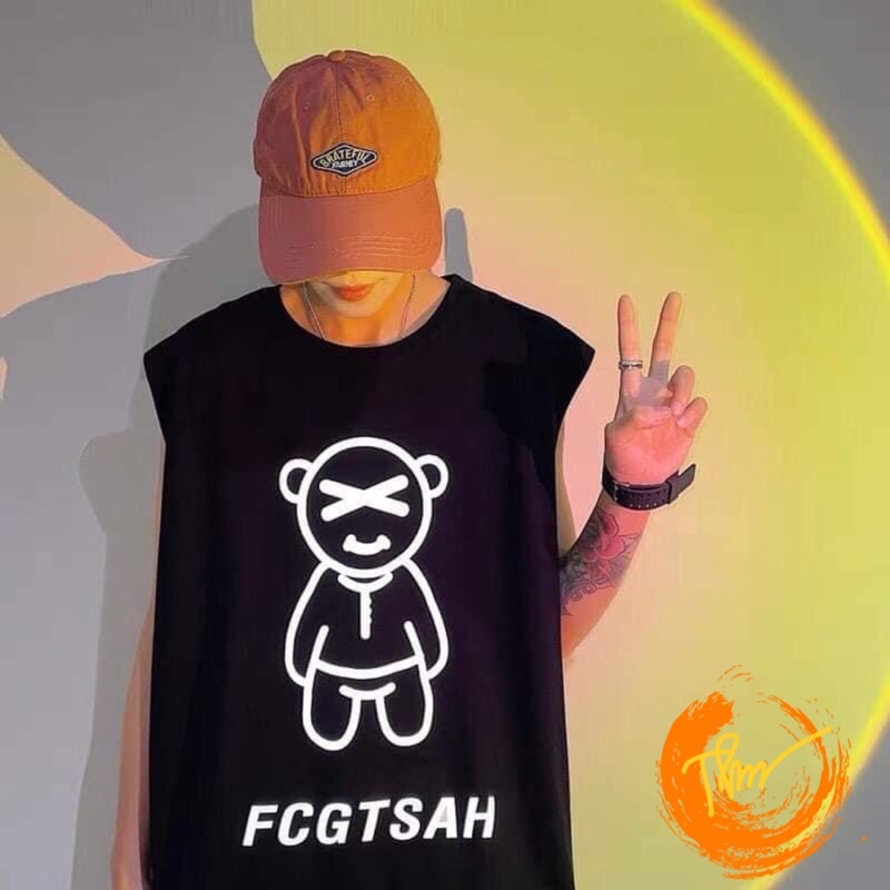 Áo tanktop gấu FCG phản quang TH6