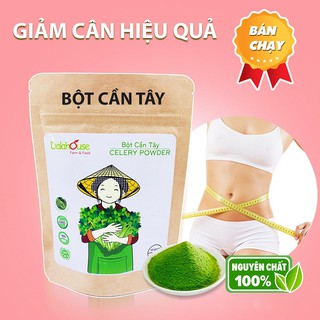 Bột cần tây nguyên chất Dalahouse - Thực phẩm sạch từ rau củ quả túi 50gr