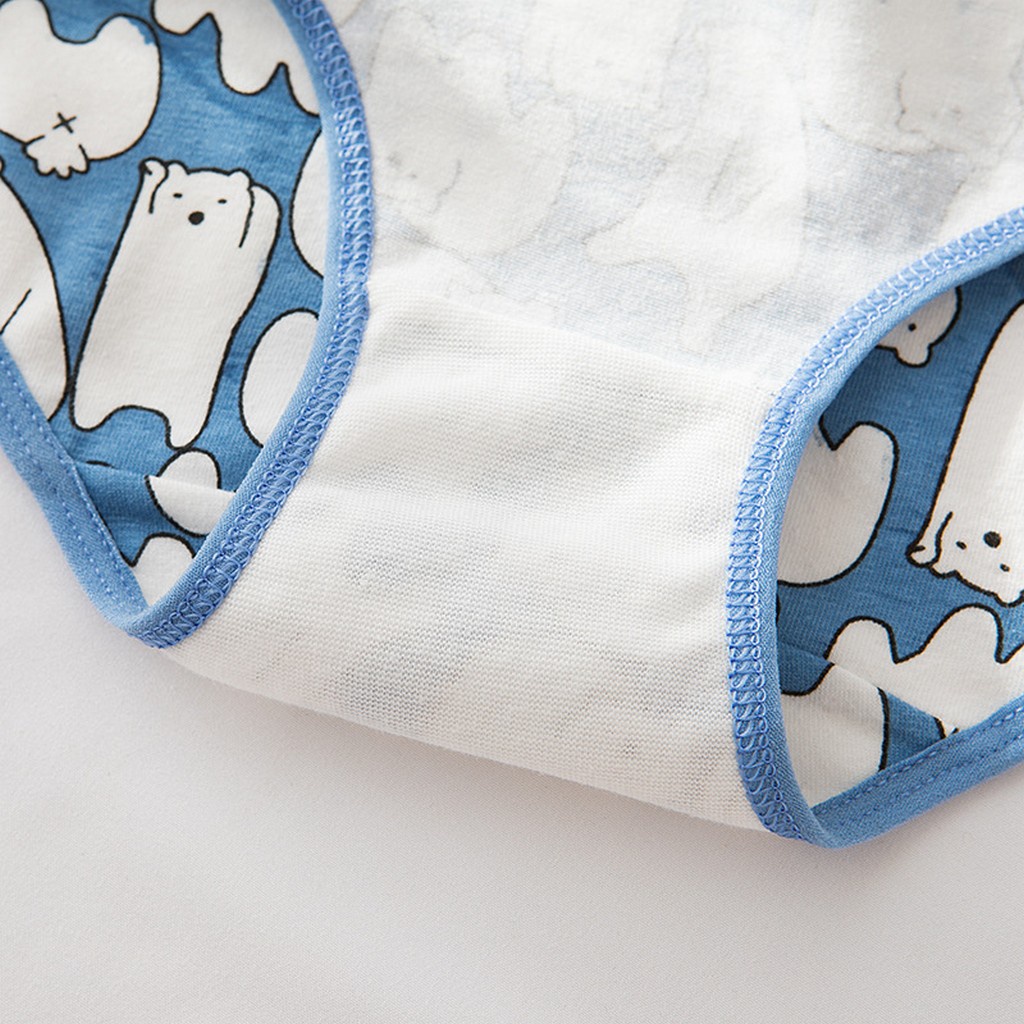 Quần lót gấu xanh cotton nữ cao cấp dễ thương